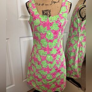 Lilly Pulitzer vintage shift dress reversible